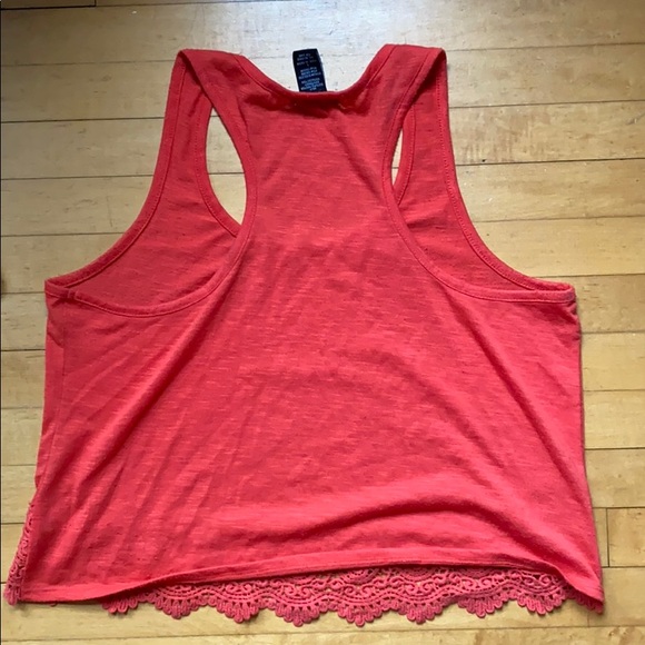 Sunset orange tank top - Picture 2 of 3